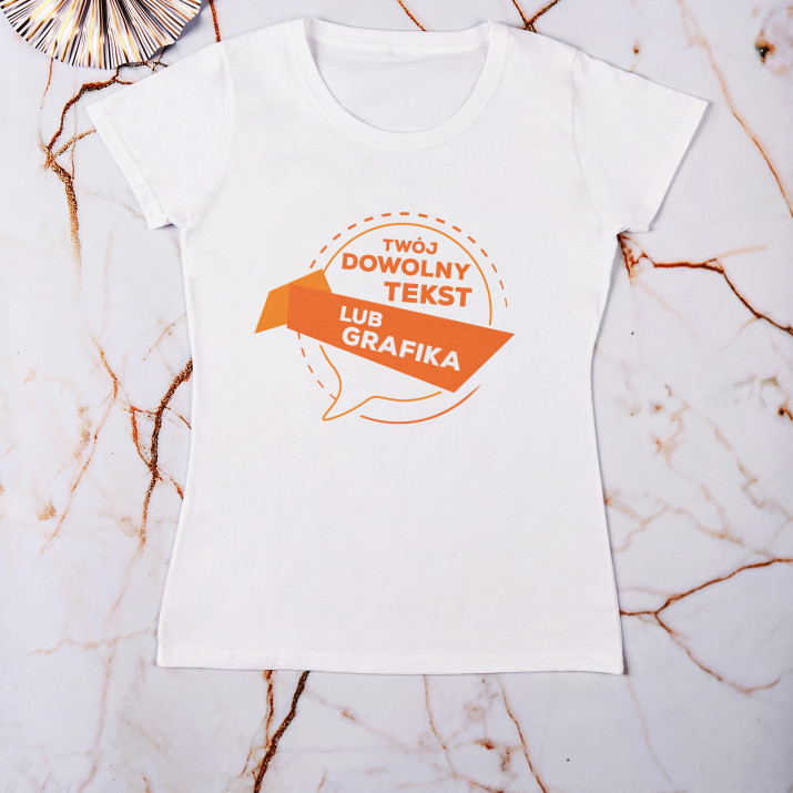 Projekt własny - Koszulka damska z nadrukiem